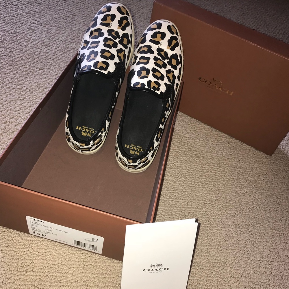 COACH Cheetah Slip-on Shoes